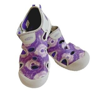 KEEN Kids 4 Stingray Water Sandals Multi/Tillandsia Shoes Purple Tie Dye Outdoor